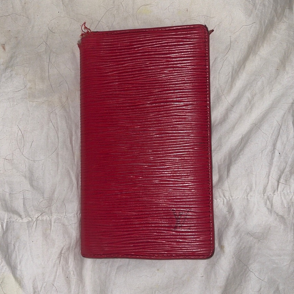 Louis Vuitton Epi checks and credit card holder